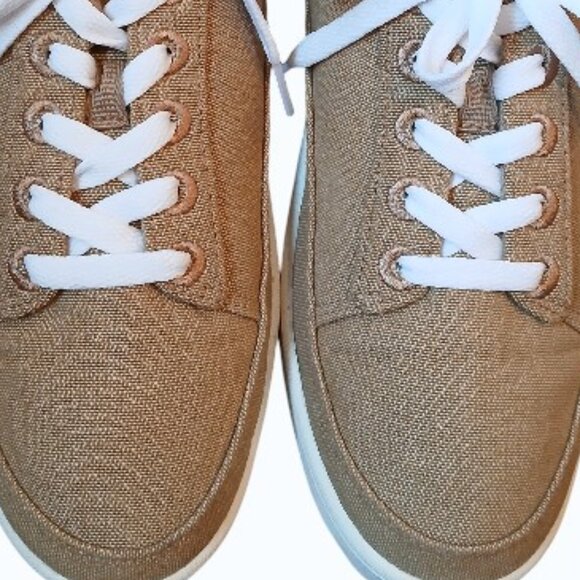ALLBIRDS Pacer Camel Canvas Lace Up Sneakers - LIKE NEW - Picture 10 of 12